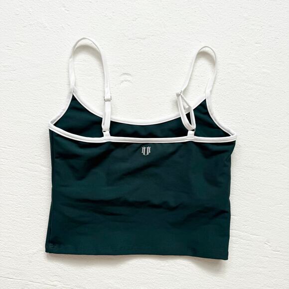 Eleven By Venus Williams Green Crop Cami Tank Top, Size Small - Picture 6 of 6